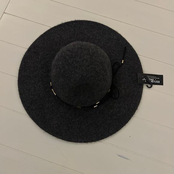 MY BASIC Designed In California By Something Special 70% Wool Floppy Sun Hat - Picture 1 of 7